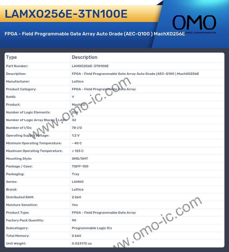LAMXO256E-3TN100E