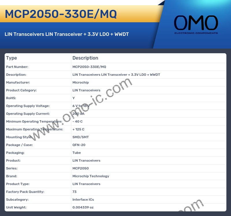 MCP2050-330E/MQ
