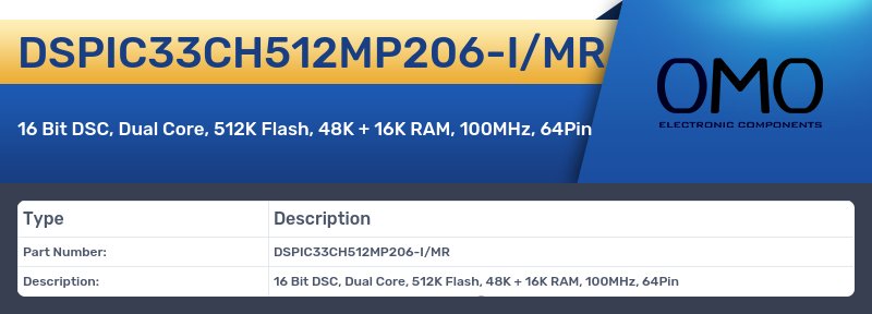 DSPIC33CH512MP206-I/MR