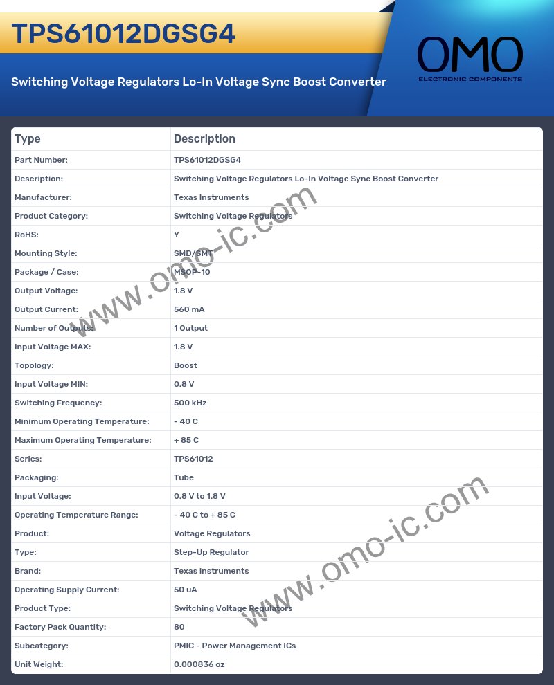 TPS61012DGSG4