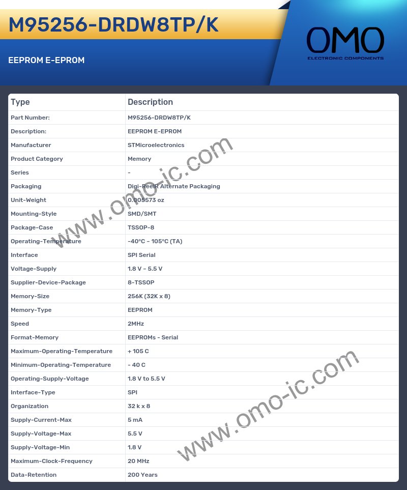 M95256-DRDW8TP/K