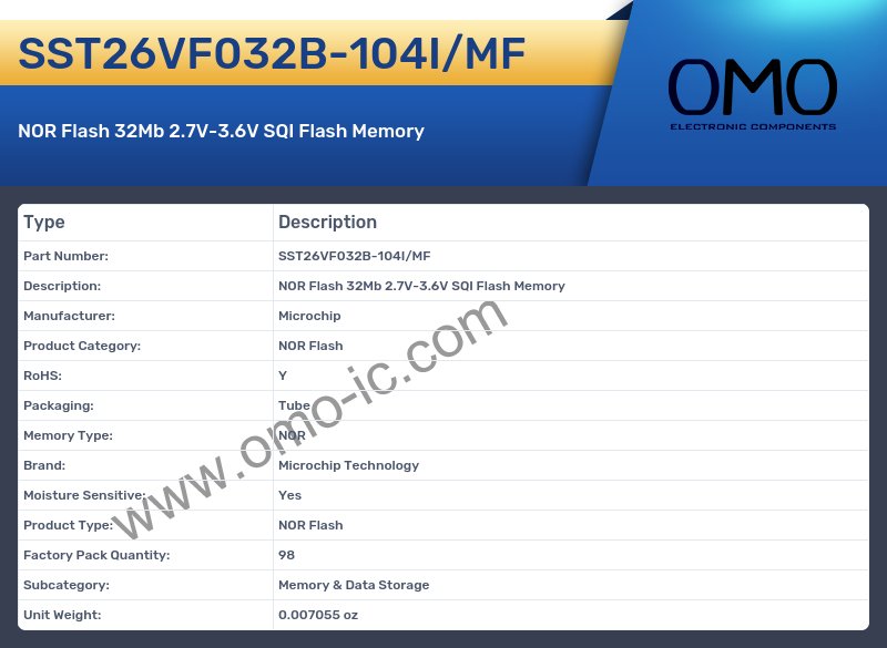 SST26VF032B-104I/MF