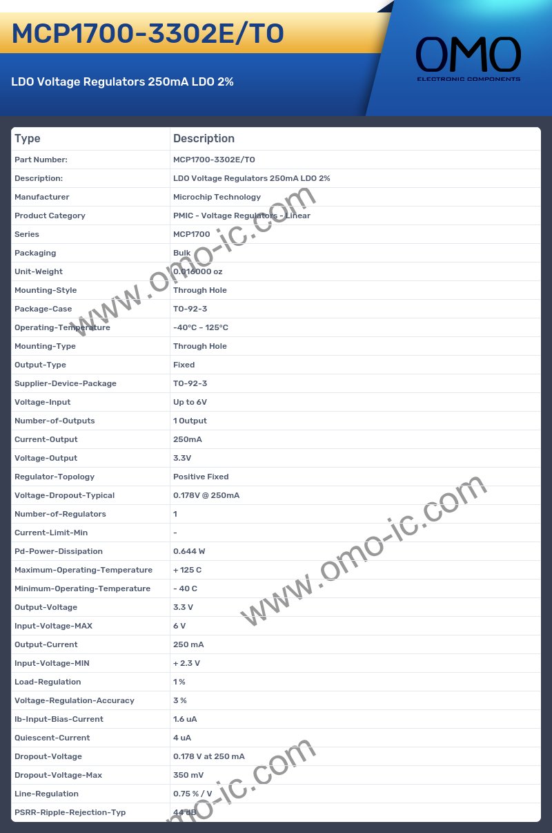 MCP1700-3302E/TO
