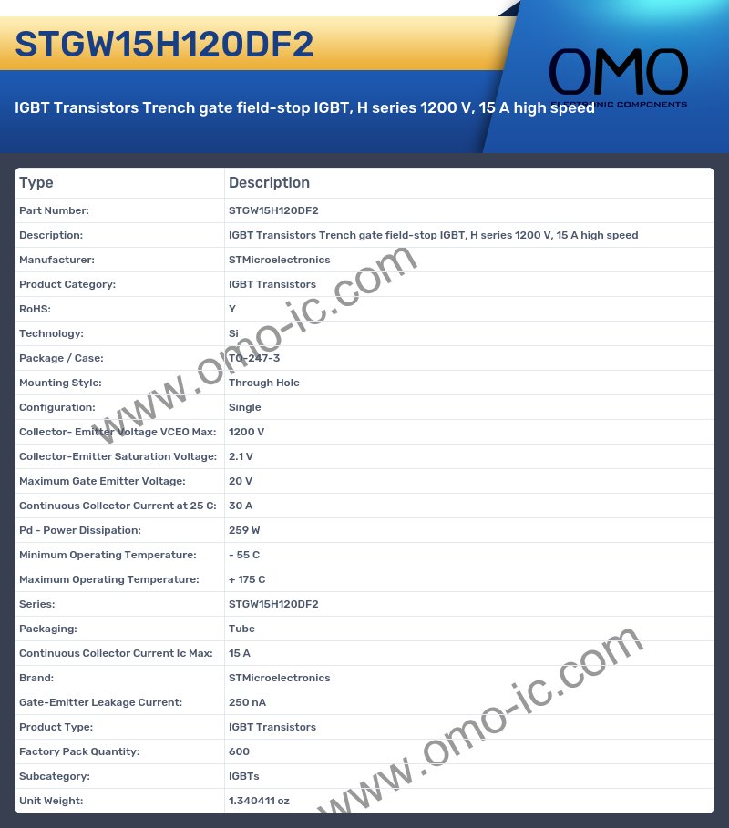 STGW15H120DF2