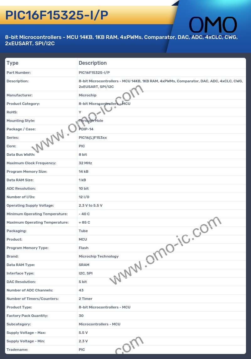 PIC16F15325-I/P