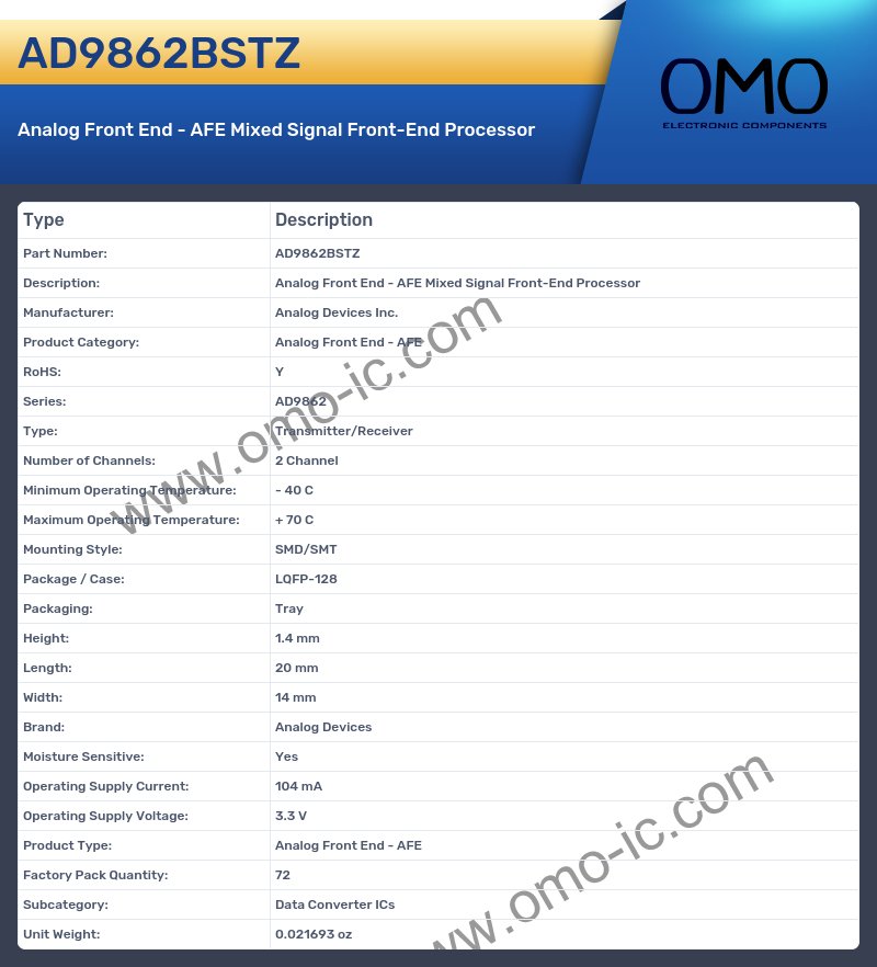 AD9862BSTZ