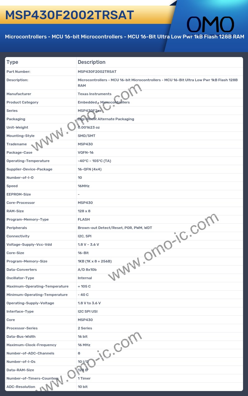 MSP430F2002TRSAT