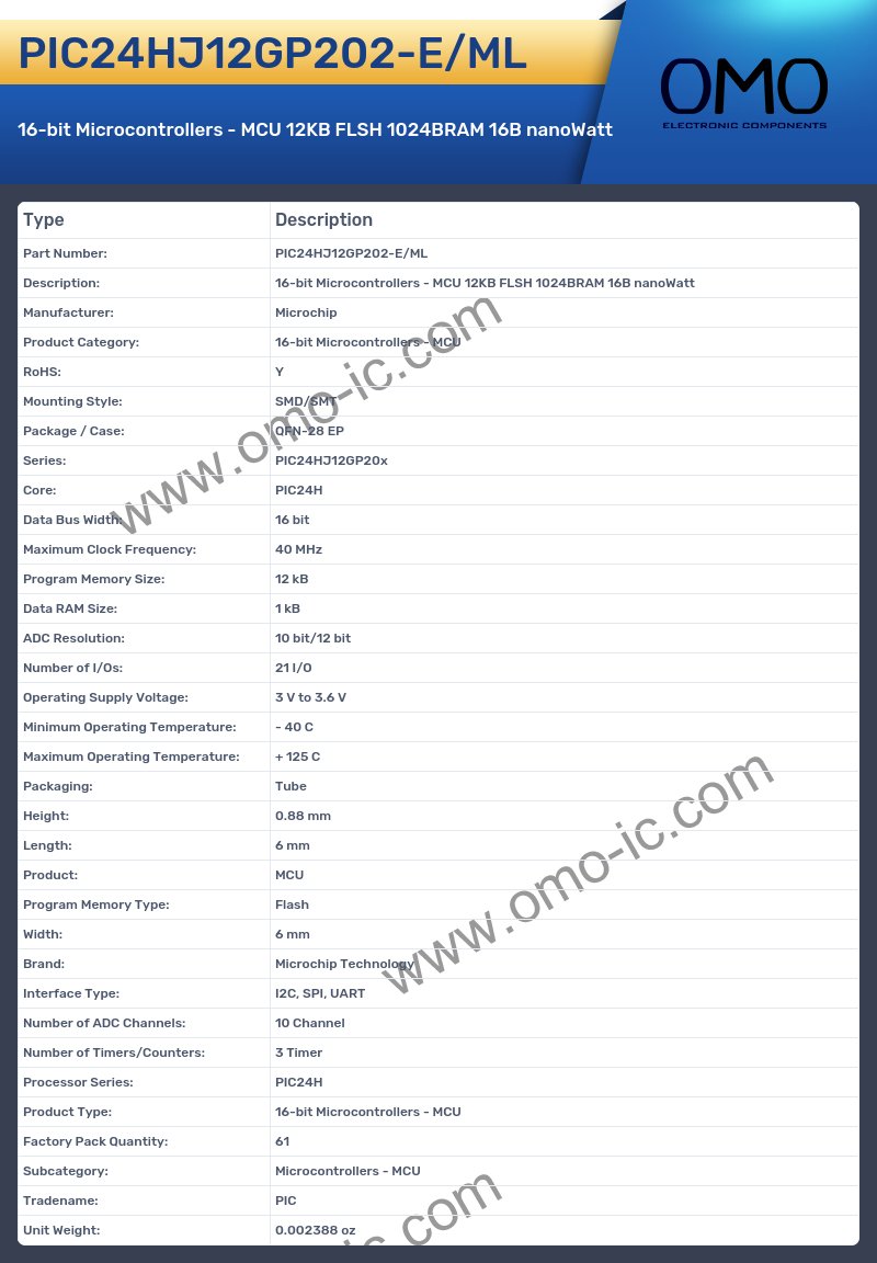 PIC24HJ12GP202-E/ML