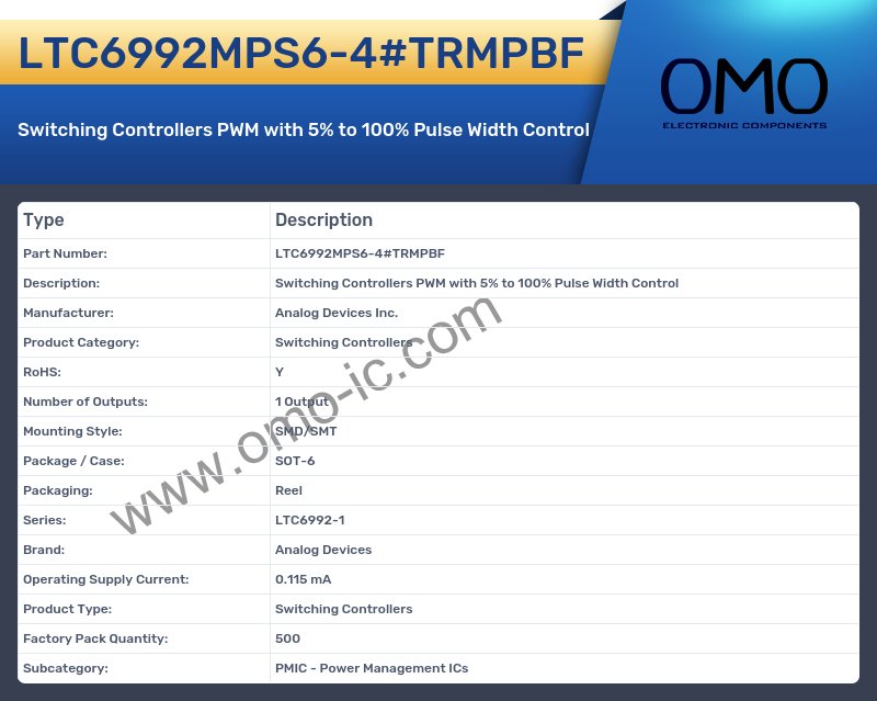 LTC6992MPS6-4#TRMPBF