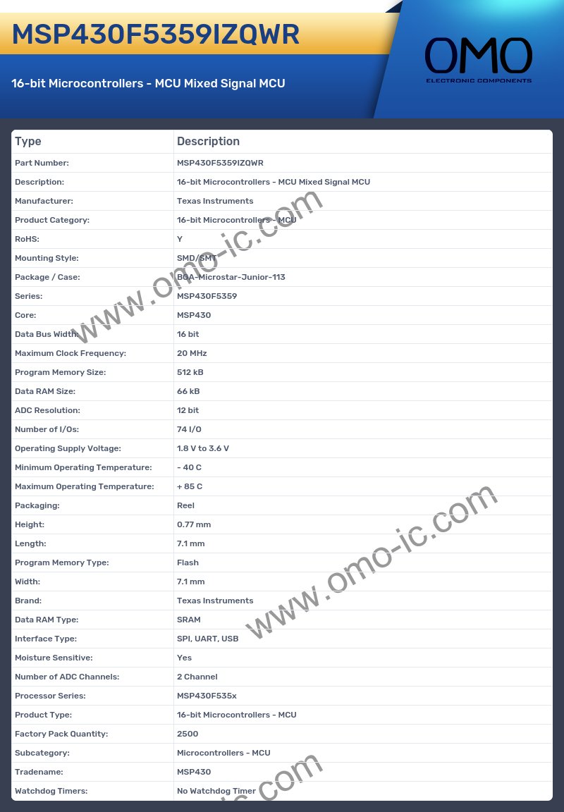 MSP430F5359IZQWR