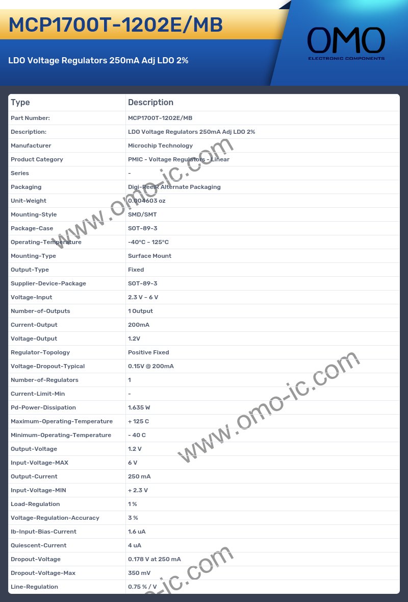 MCP1700T-1202E/MB