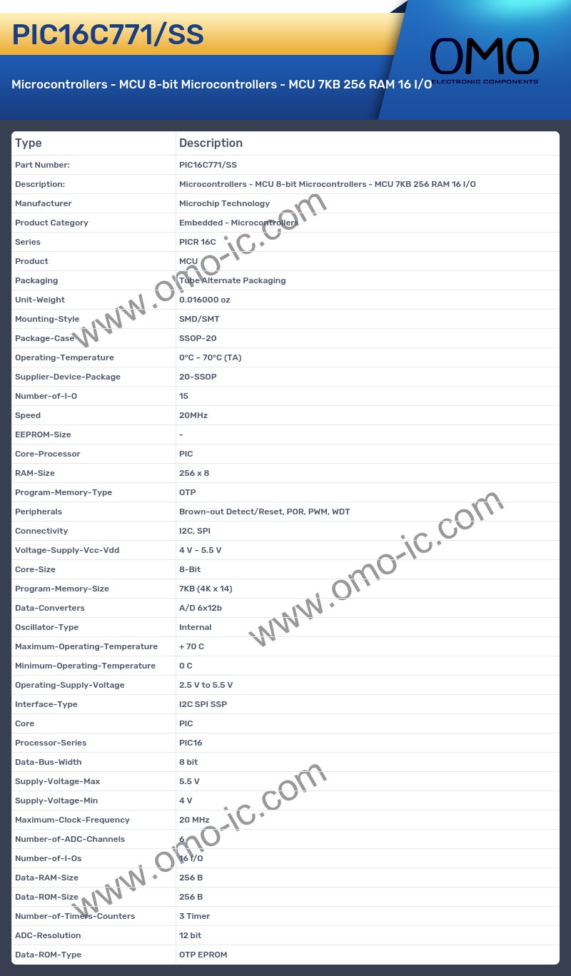 PIC16C771/SS