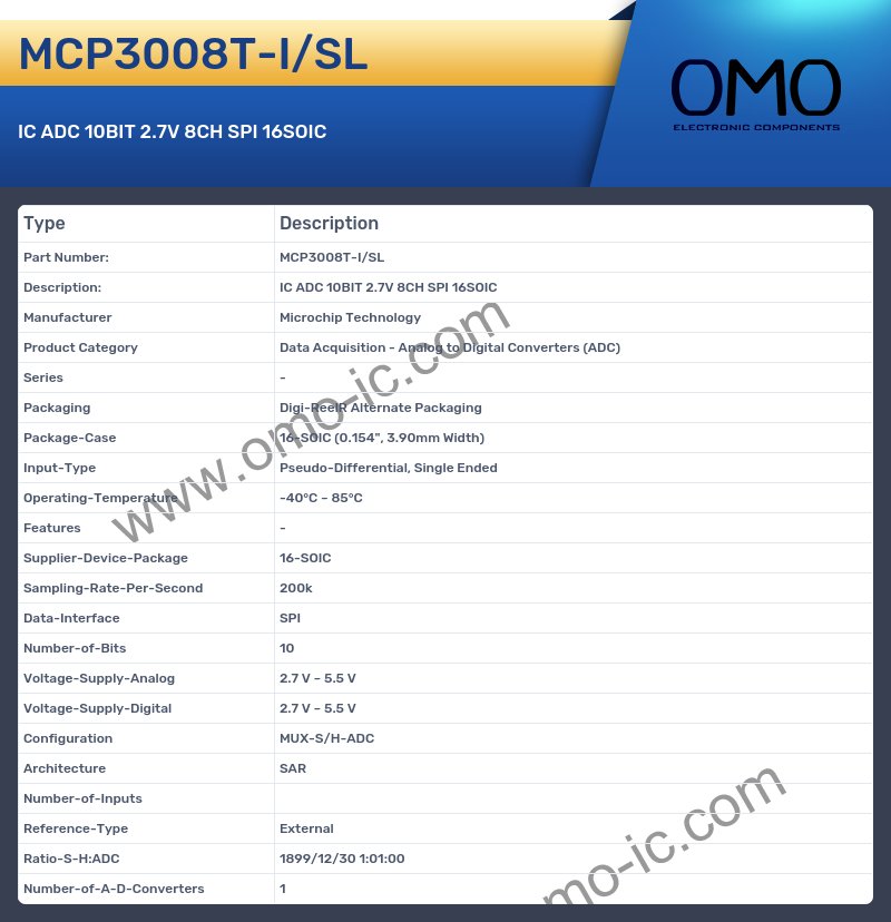 MCP3008T-I/SL