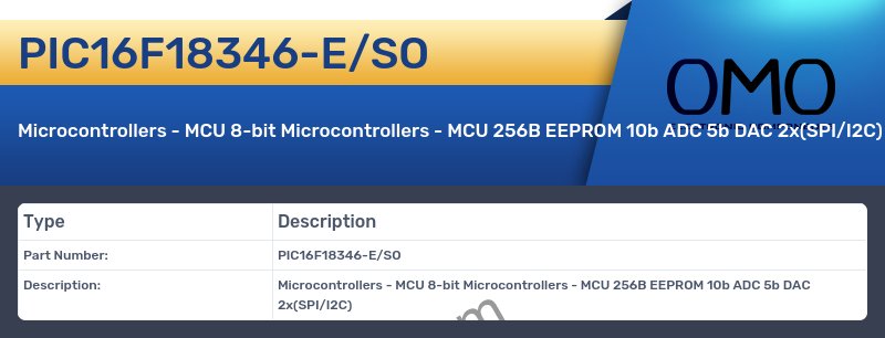 PIC16F18346-E/SO