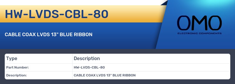 HW-LVDS-CBL-80
