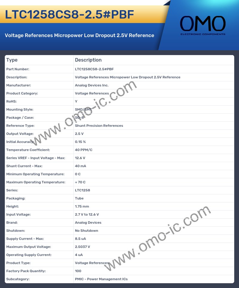 LTC1258CS8-2.5#PBF