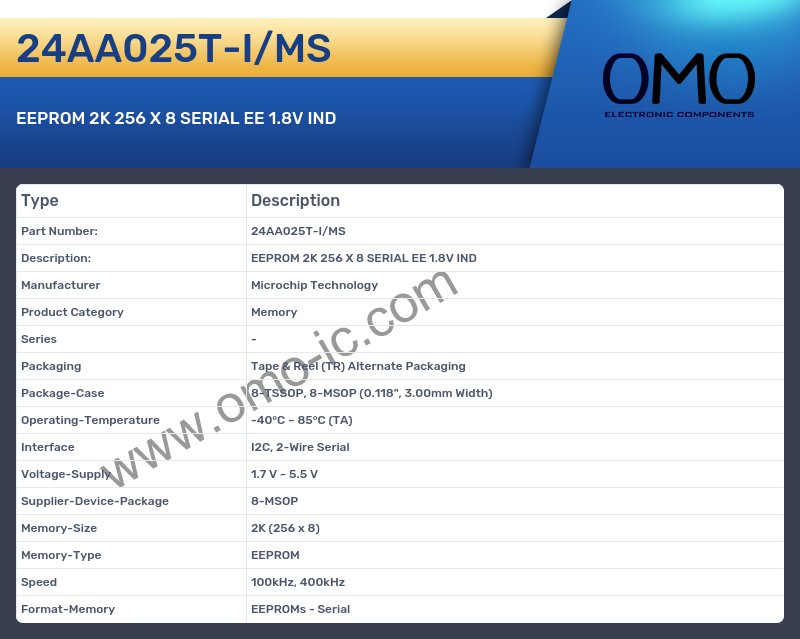 24AA025T-I/MS