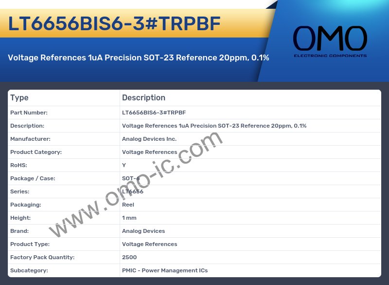 LT6656BIS6-3#TRPBF