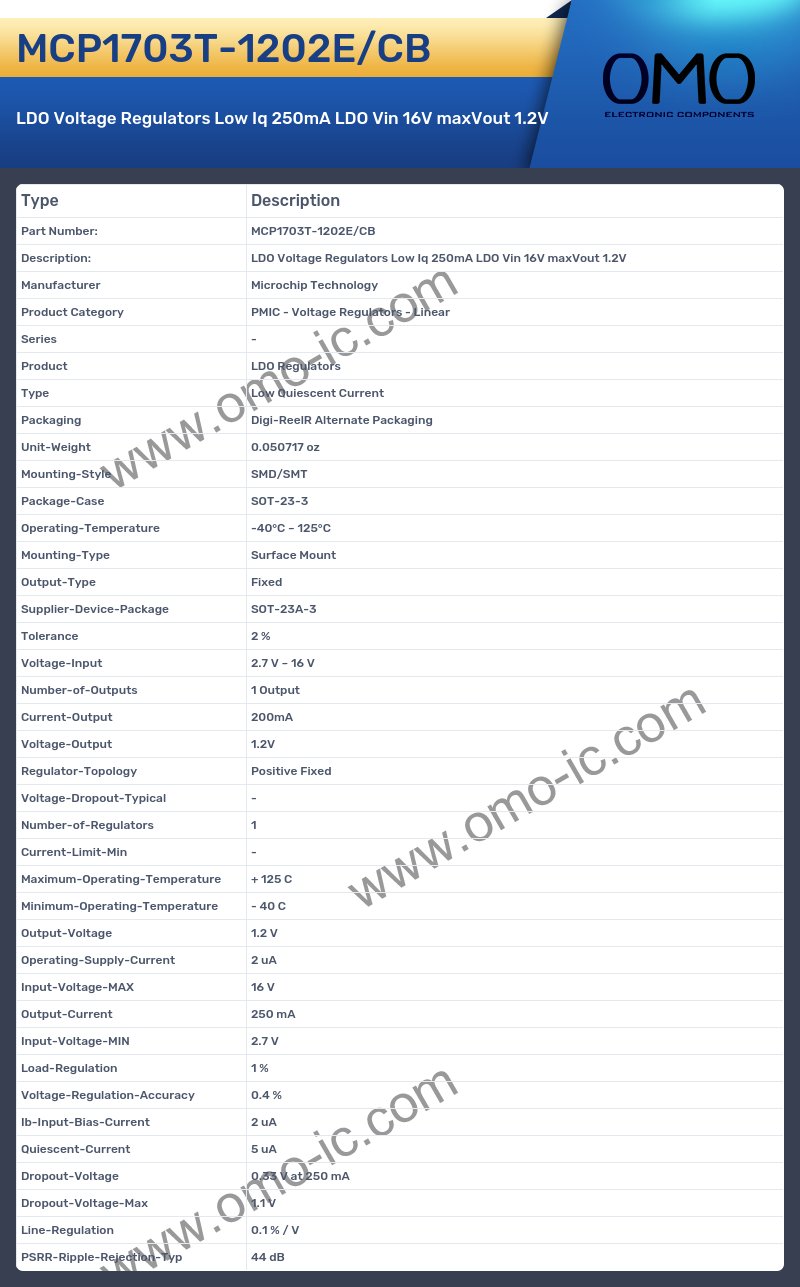 MCP1703T-1202E/CB