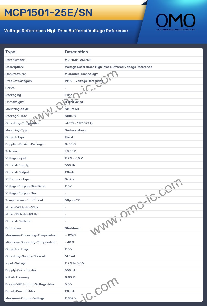 MCP1501-25E/SN