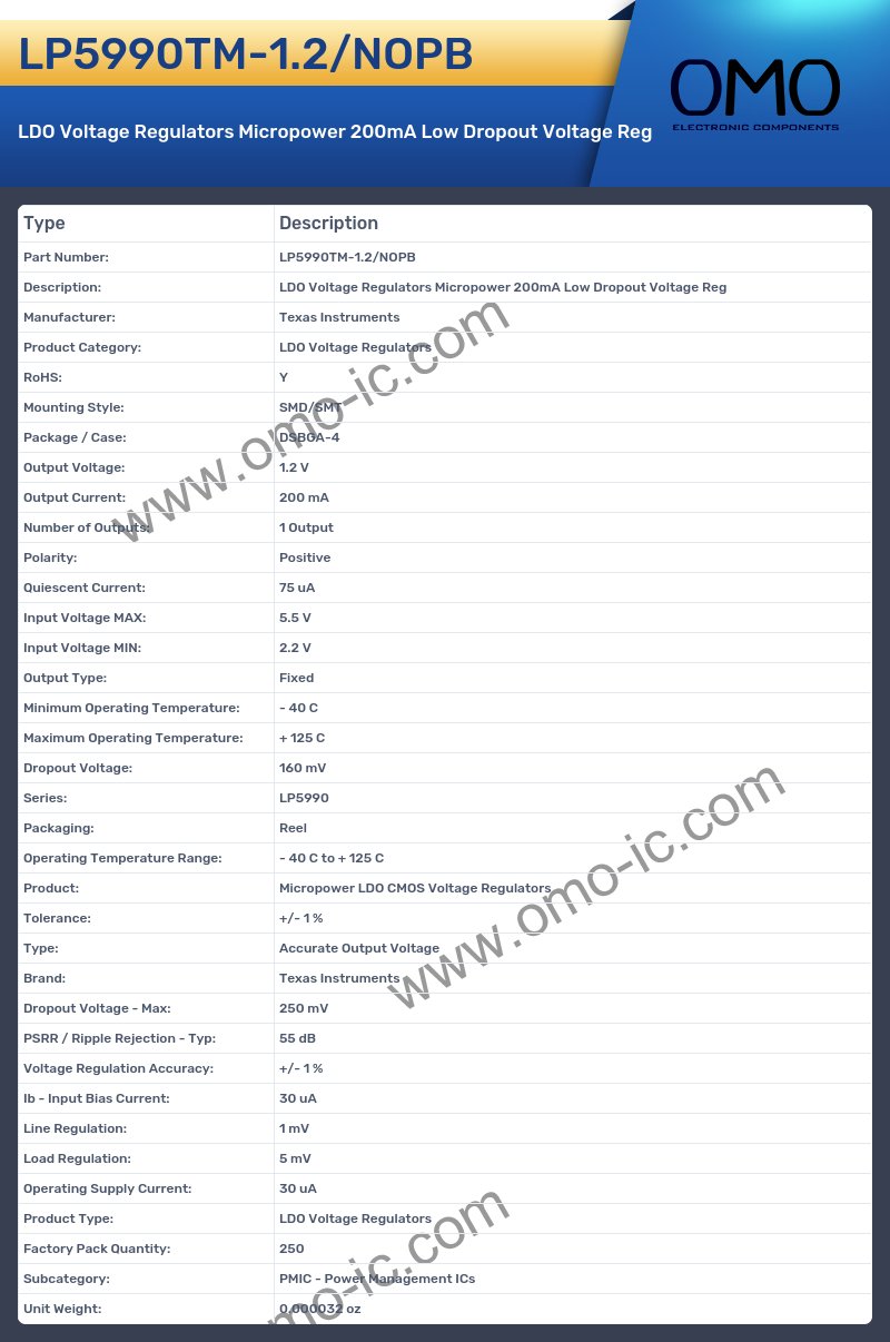 LP5990TM-1.2/NOPB