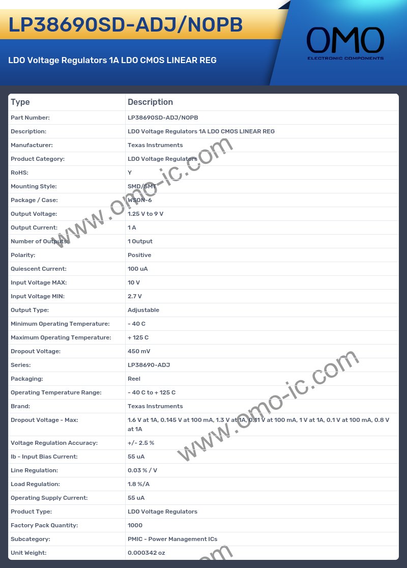 LP38690SD-ADJ/NOPB