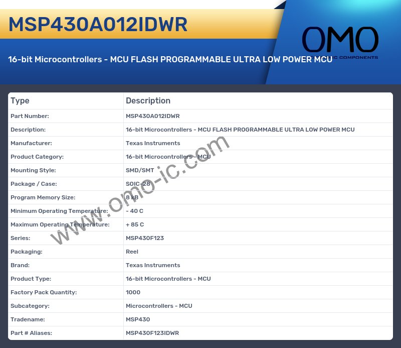 MSP430A012IDWR