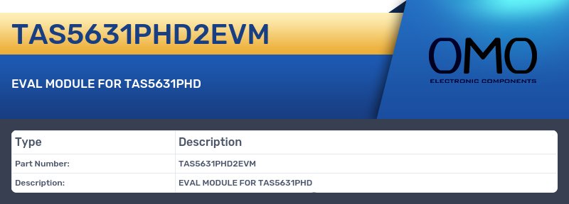 TAS5631PHD2EVM