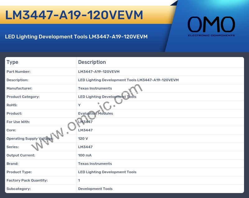 LM3447-A19-120VEVM