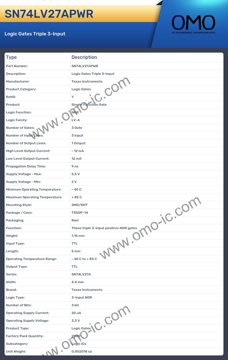 SN74LV27APWR