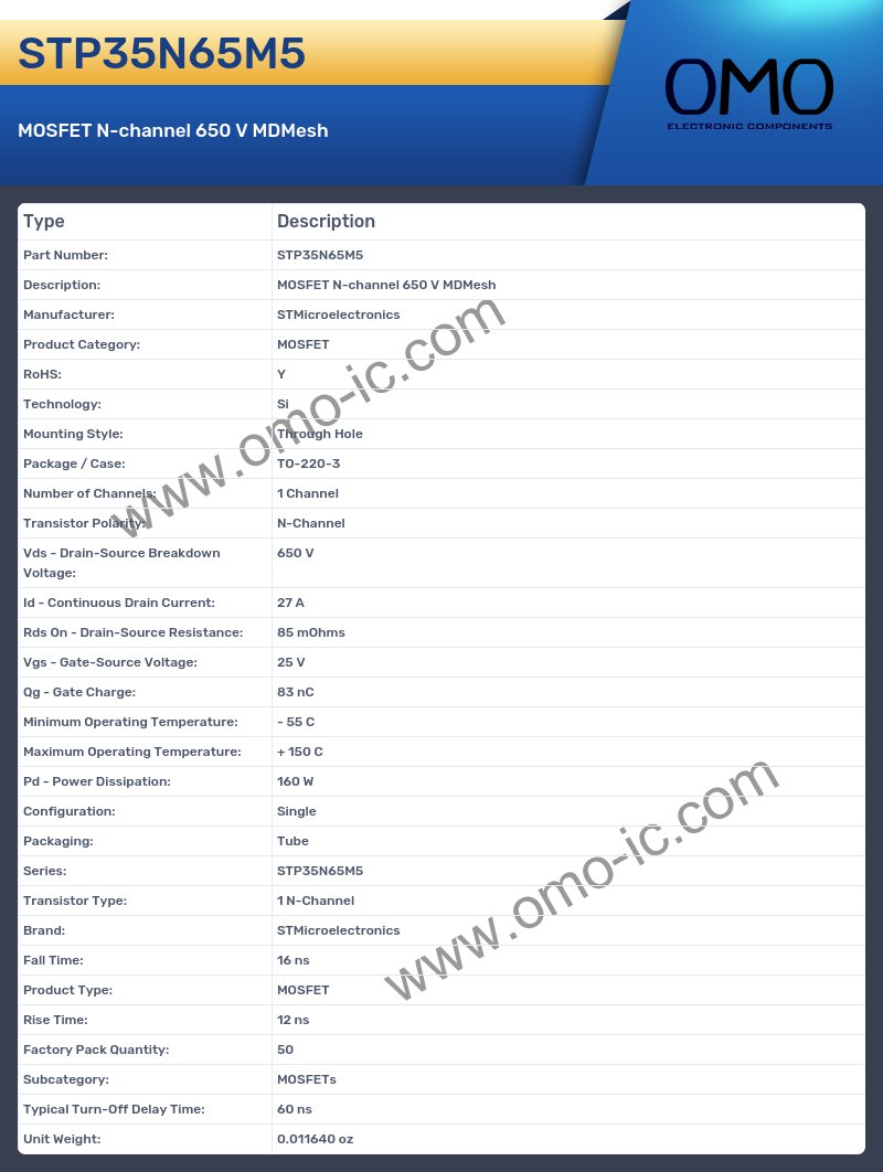 STP35N65M5