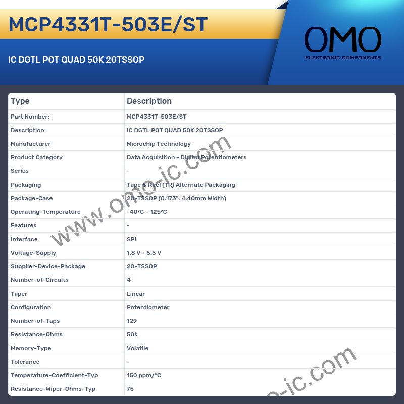 MCP4331T-503E/ST