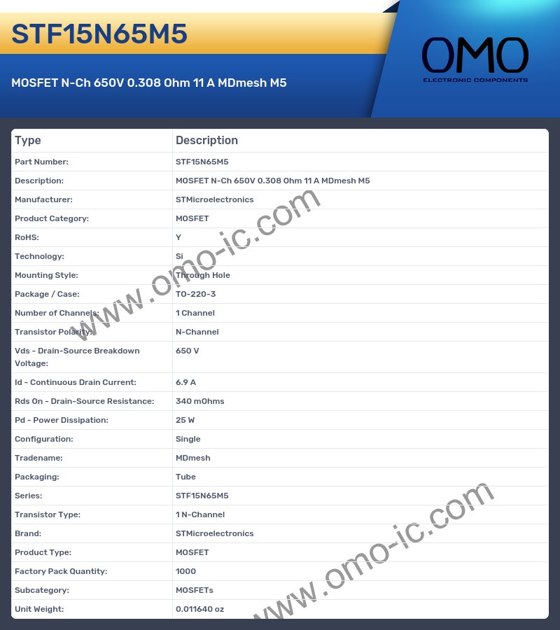 STF15N65M5