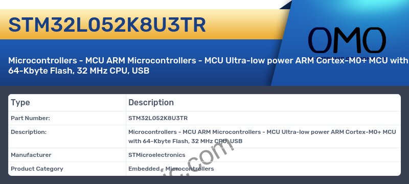 STM32L052K8U3TR