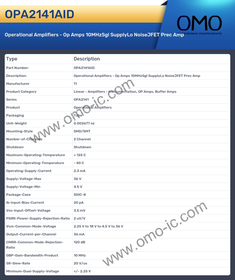 OPA2141AID