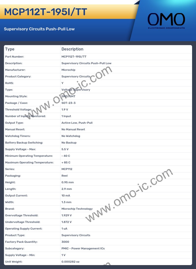 MCP112T-195I/TT