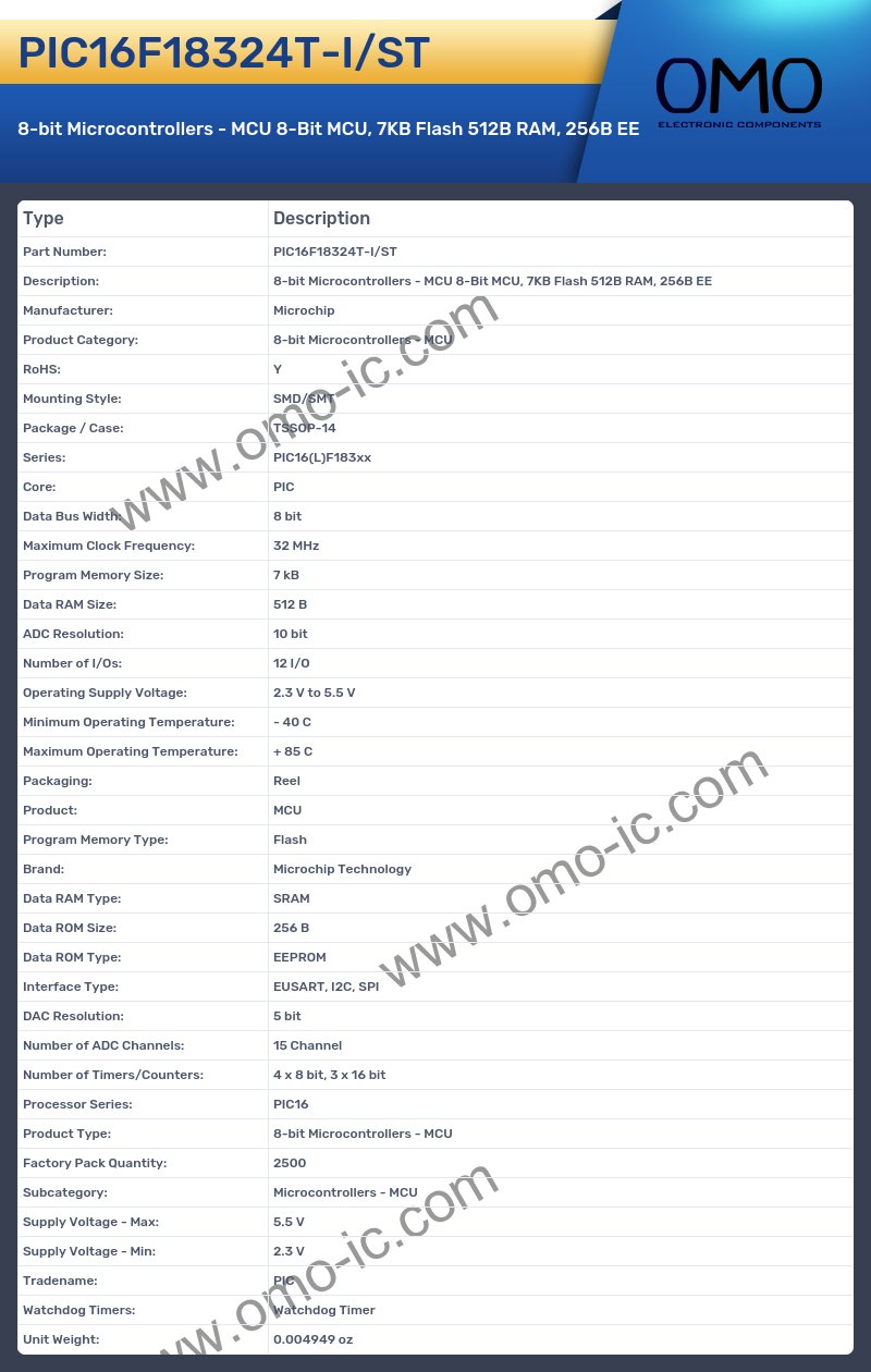 PIC16F18324T-I/ST