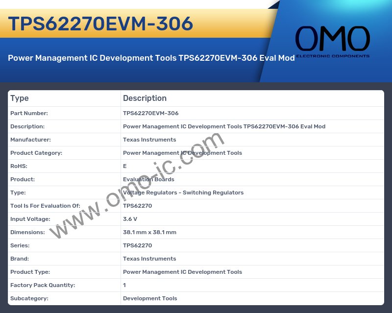 TPS62270EVM-306