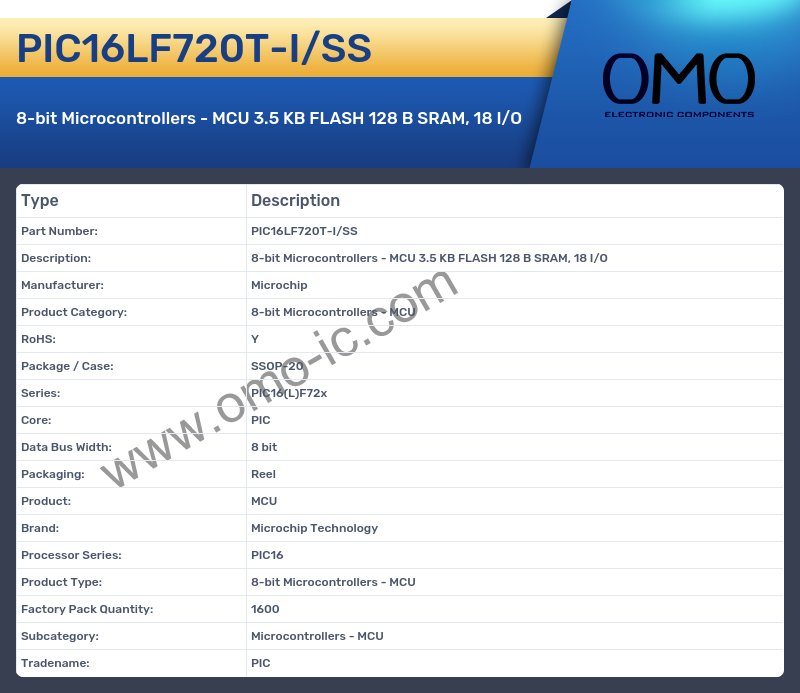PIC16LF720T-I/SS