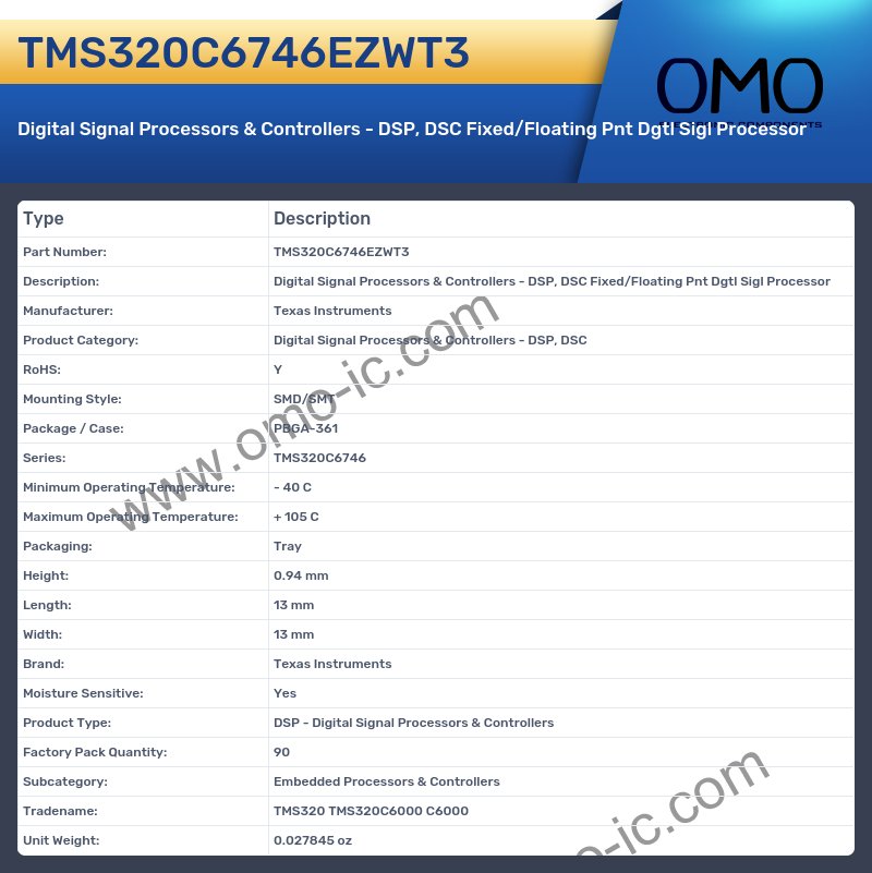 TMS320C6746EZWT3