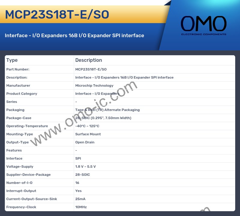 MCP23S18T-E/SO