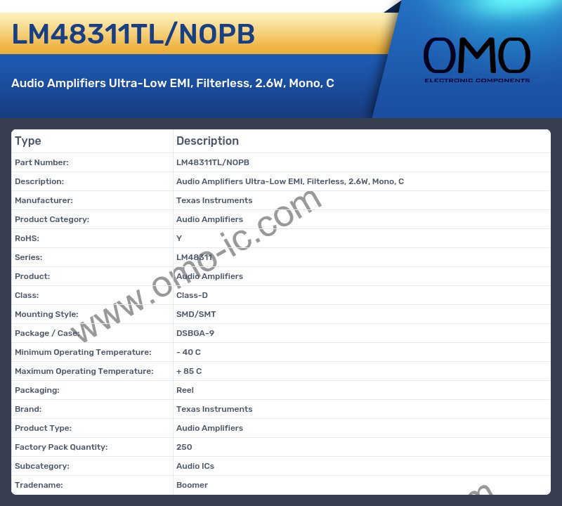 LM48311TL/NOPB