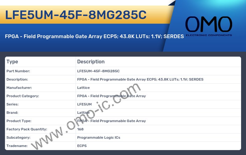 LFE5UM-45F-8MG285C