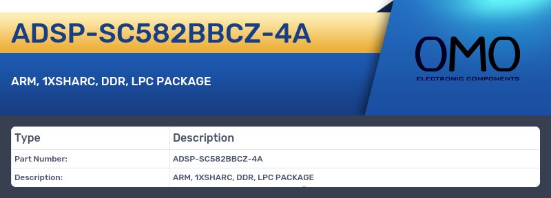 ADSP-SC582BBCZ-4A