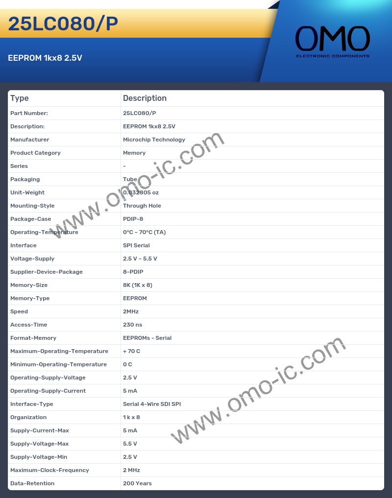 25LC080/P