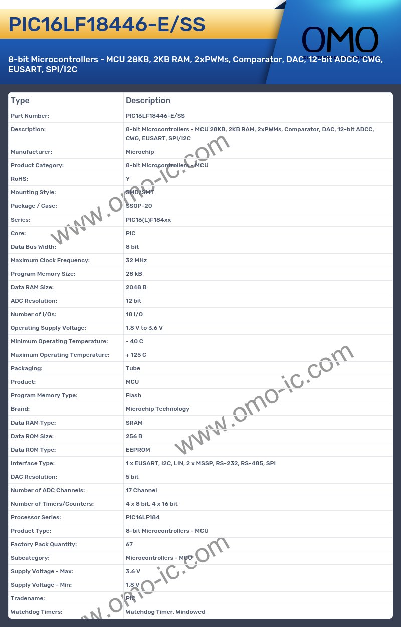 PIC16LF18446-E/SS