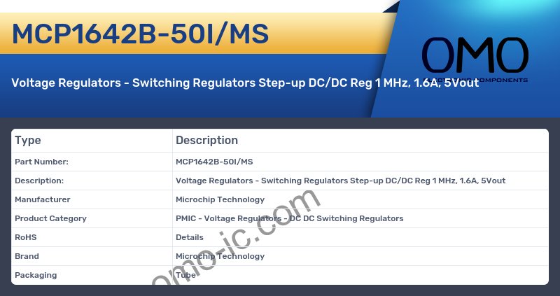MCP1642B-50I/MS