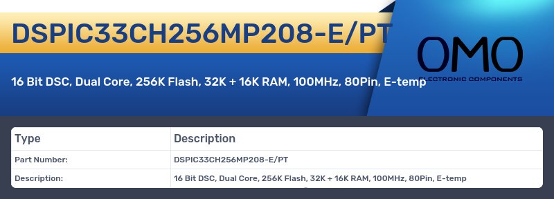 DSPIC33CH256MP208-E/PT