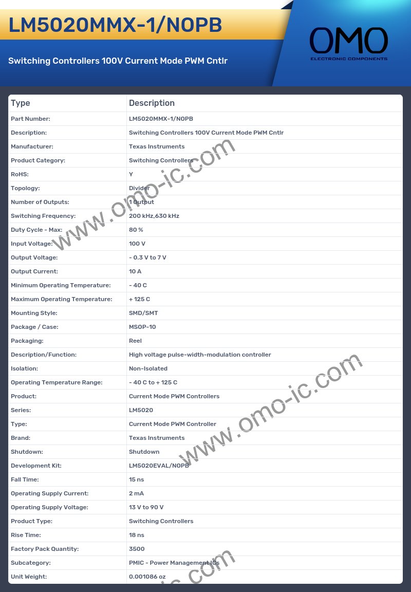 LM5020MMX-1/NOPB