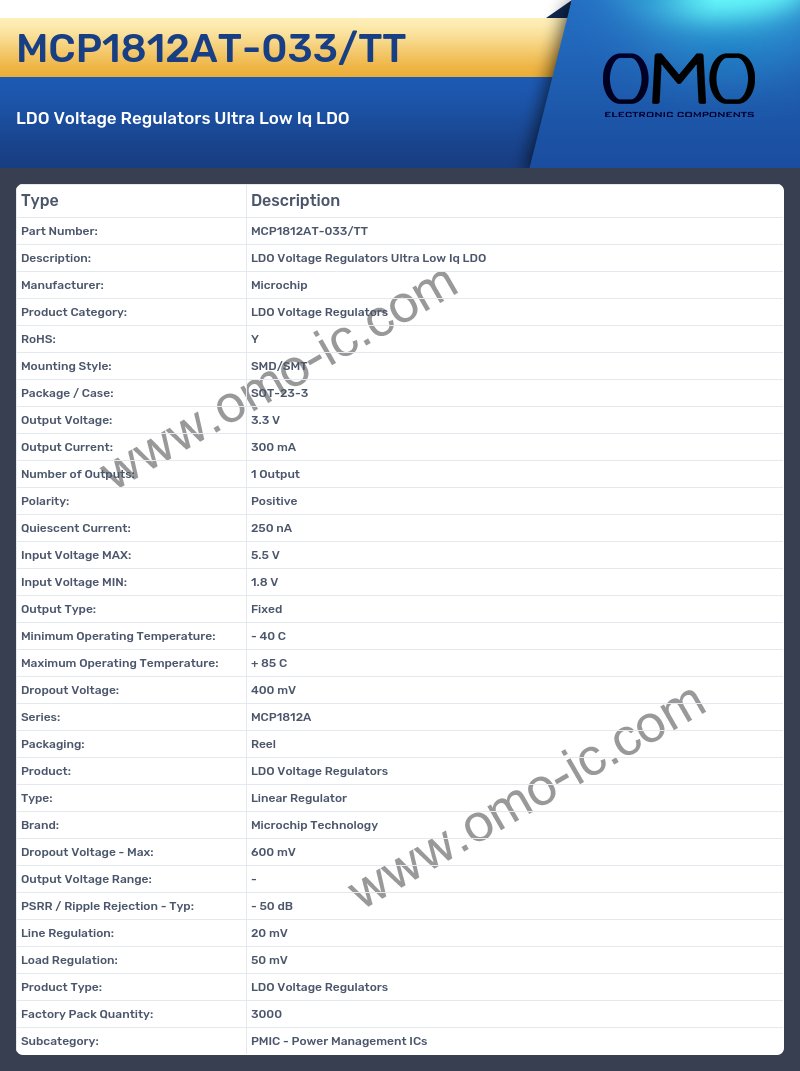 MCP1812AT-033/TT